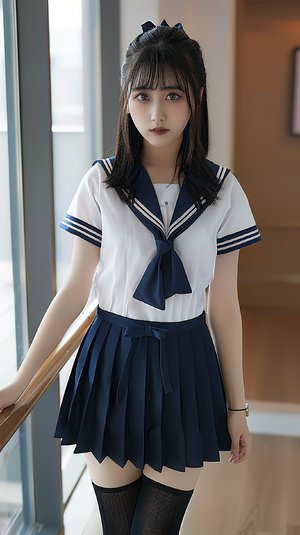 黑色蕾絲透視露胸旗袍連衣裙